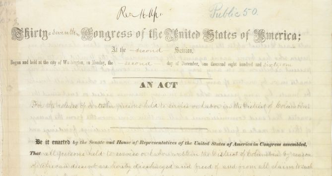DC Emancipation Act may have freed a few of our ancestors, more research needed.