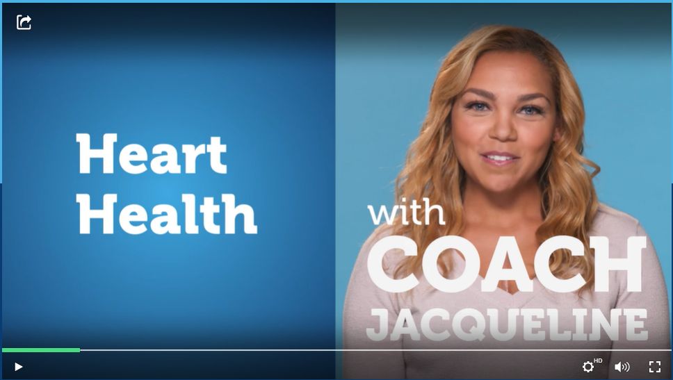 Video of Jacqueline coaching heart health