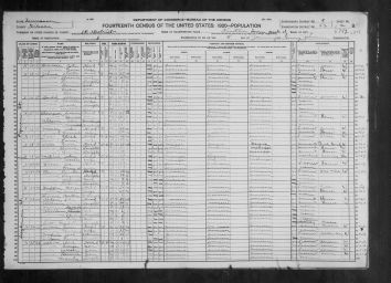 1920 Census: Laura Lett