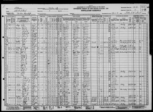 1930 Census Rock Island, IL