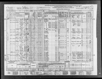 1940 Census: William C. Cole
