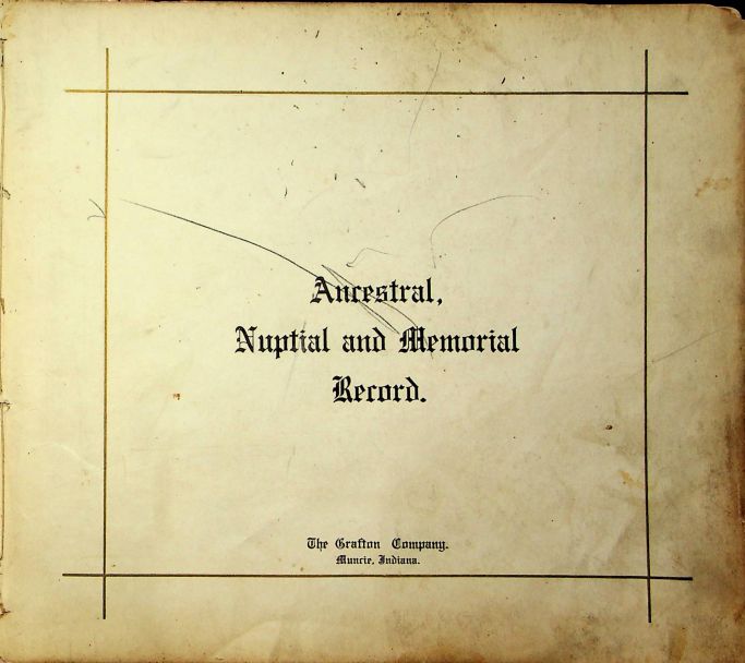 Ancestral, Nupital and Memorial Record for the Flenoigh Family