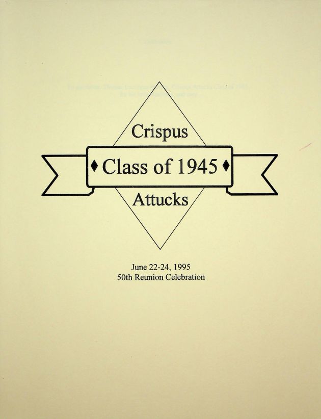 Crispus Attucks High School Class of 1945 Reunion 50th Reunion