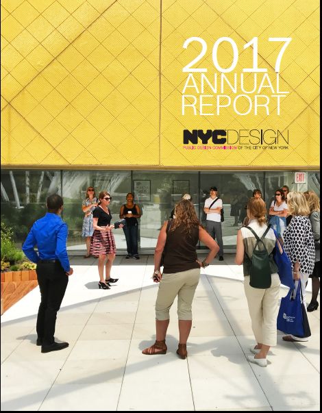 In 2016 Justin was appointed the Executive Director of the New York City Public Design commission by Mayor Bill de Blasio.  Justin is on the cover of the 2017 Public Design Commission Annual Report. 