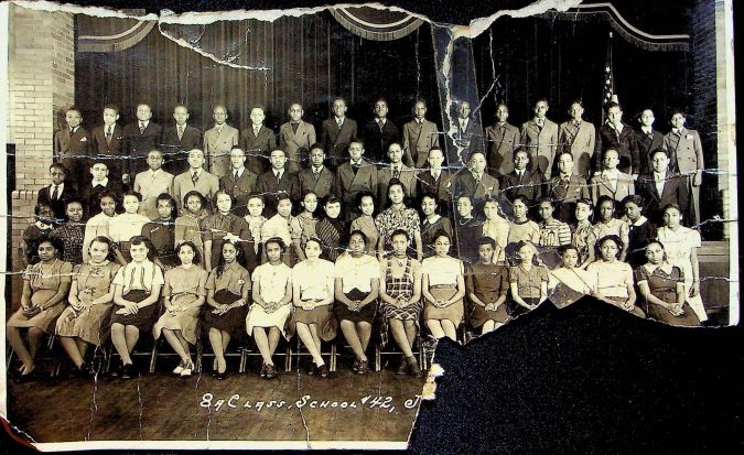 Mary Jane Campbell (Edwards) 8th Grade Graduation picture (IPS #42 Elder Watson Diggs)