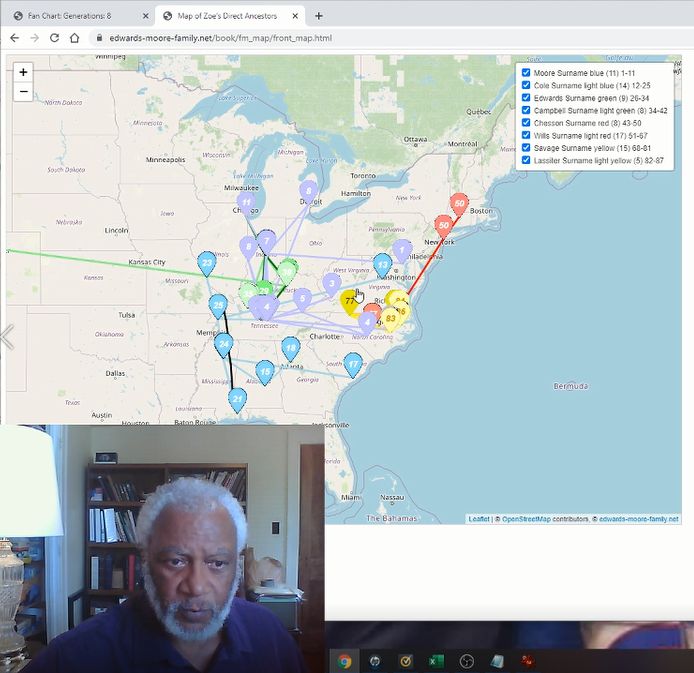 The Migration of Zoe's Ancestors Presentation to my iaagg Tennessee Genealogy Study Group