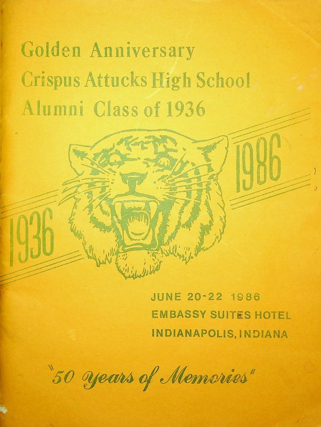 Golden Anniversary Crispus Attucks High School Alumni Class of 1936