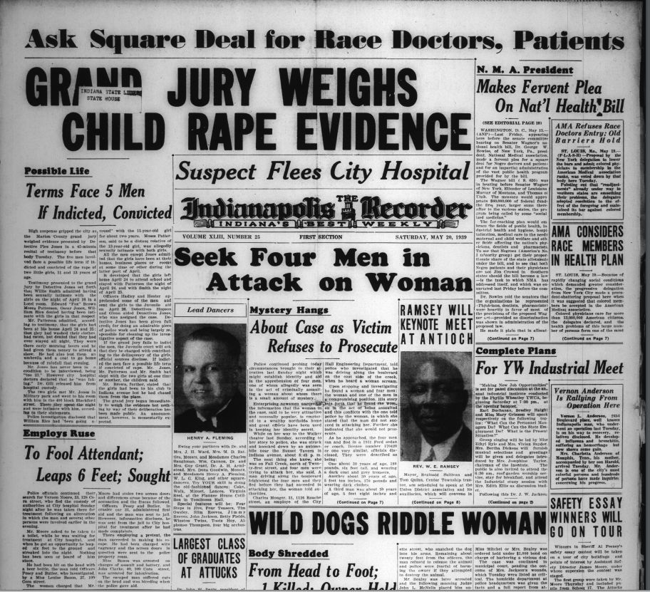 Rev. W. H. Wyatt mentioned on page 8 in an article continued from page 1 about 'Ramsey will Keynote Meet at Antioch'.